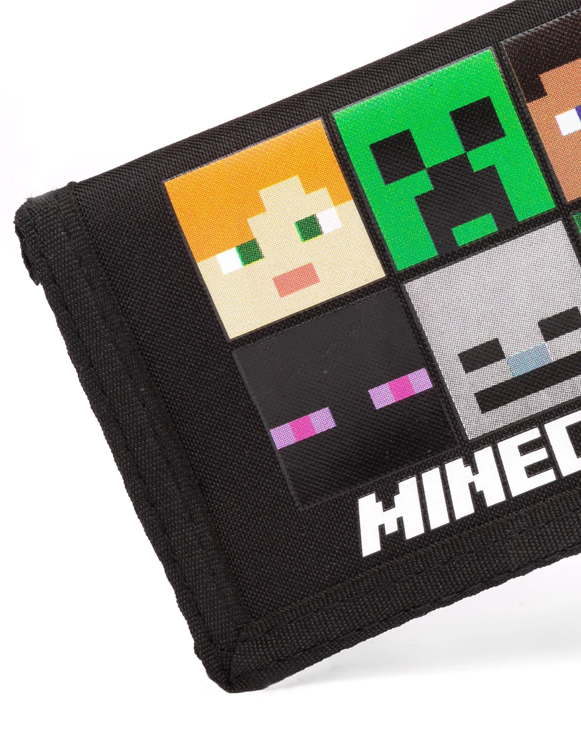 Minecraft Characters Black Wallet