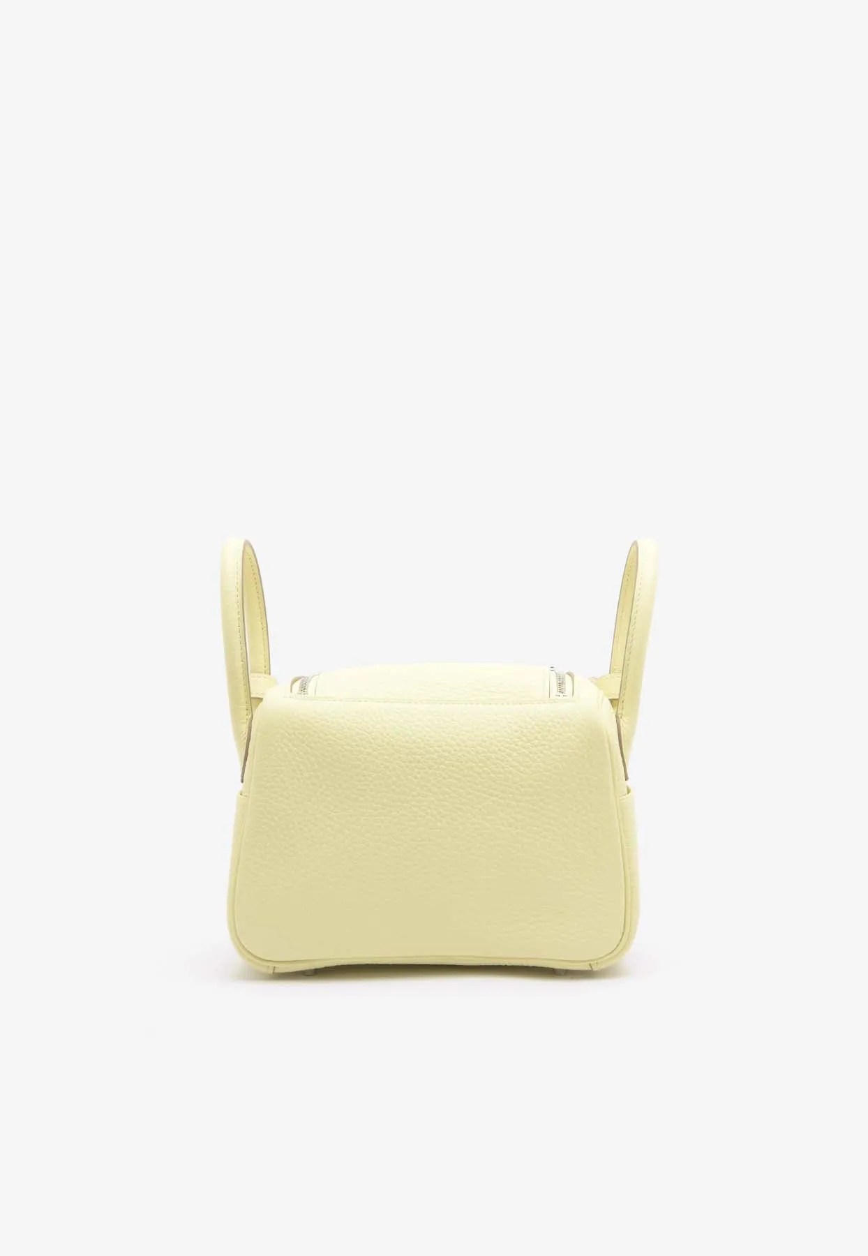 Mini Lindy 20 II in Jaune Milton Clemence with Palladium Hardware