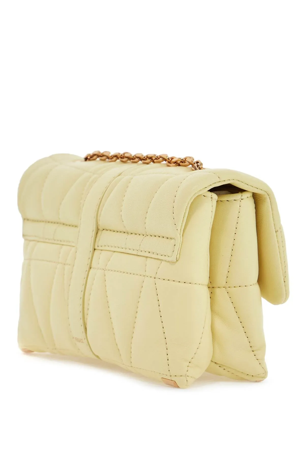 mini nappa kleo bag in 1017740 1A12975 PALE YELLOW-GOLD VERSACE