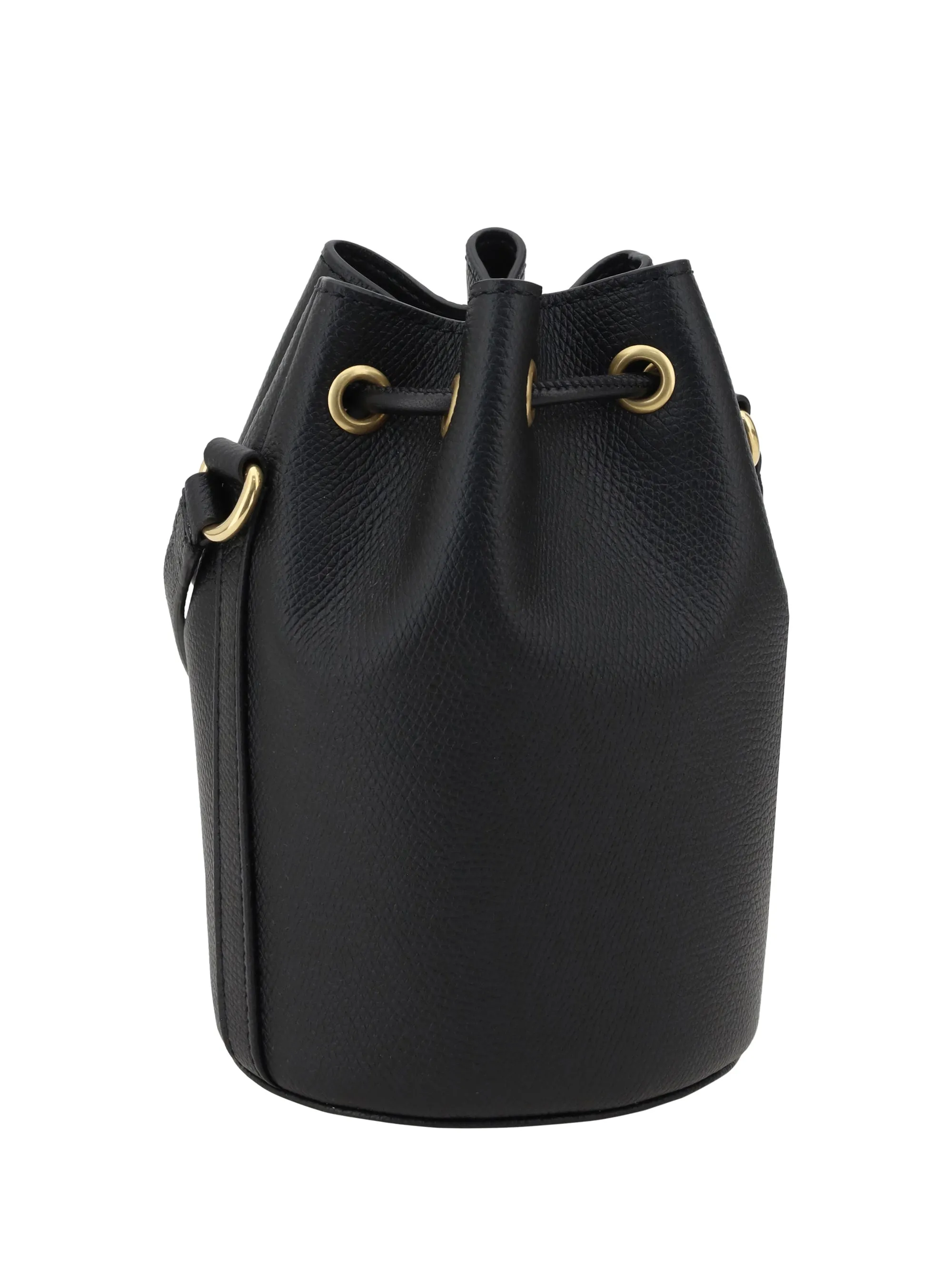 mini vlogo drawstring bucket bag