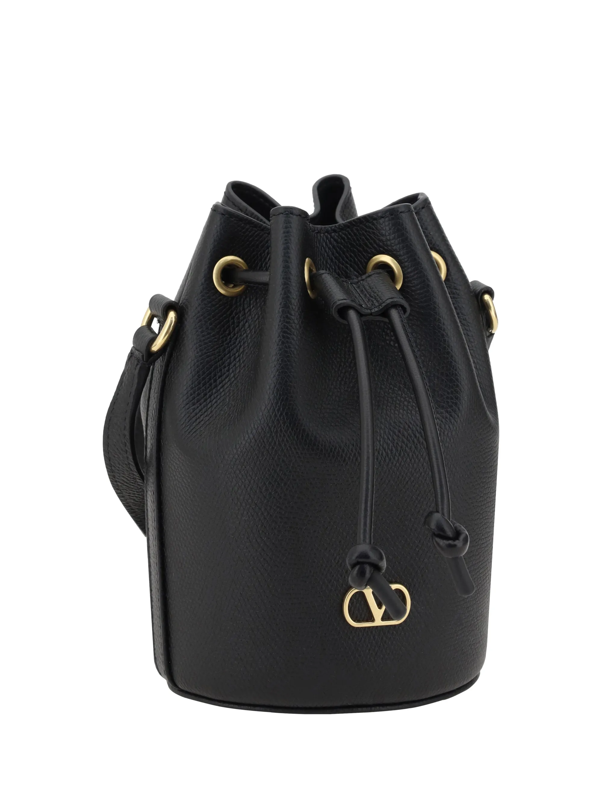 mini vlogo drawstring bucket bag
