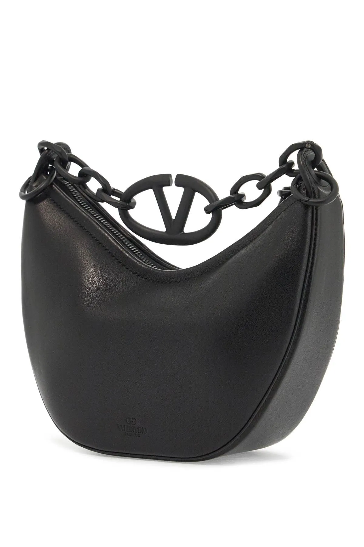 mini vlogo moon hobo bag in 5W0B0Q43KHZ NERO