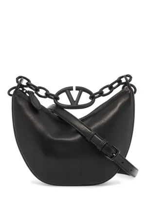 mini vlogo moon hobo bag in 5W0B0Q43KHZ NERO