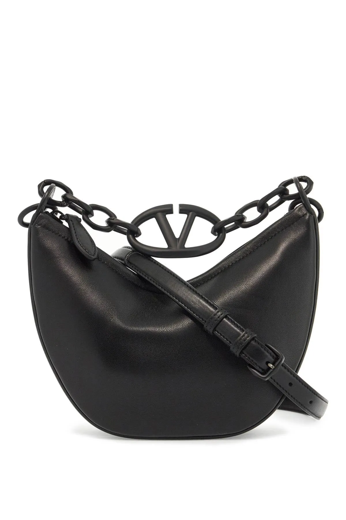 mini vlogo moon hobo bag in 5W0B0Q43KHZ NERO
