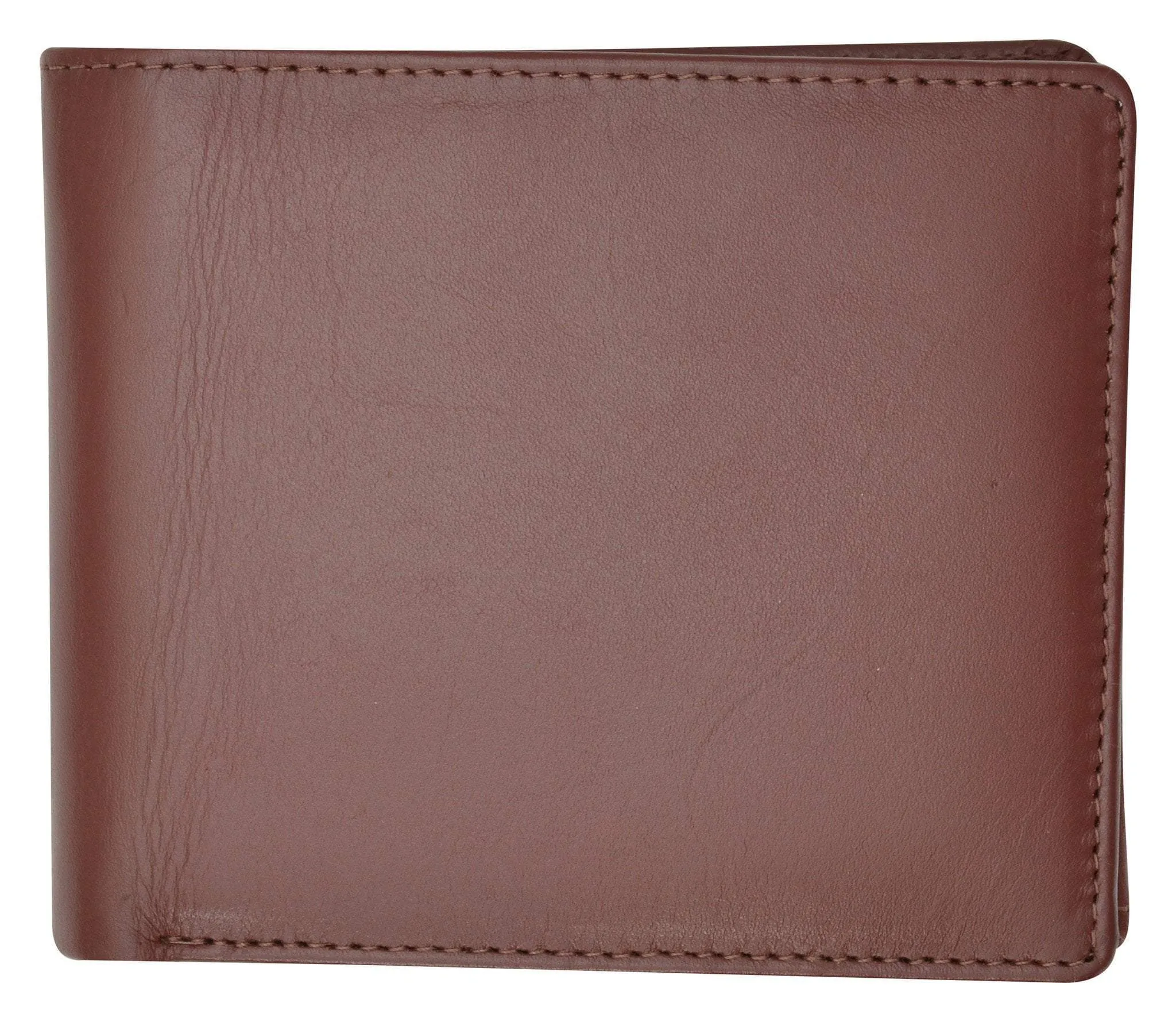 Moga Mens Genuine Handmade Leather Bifold Credit Card ID Holder Wallet 91533