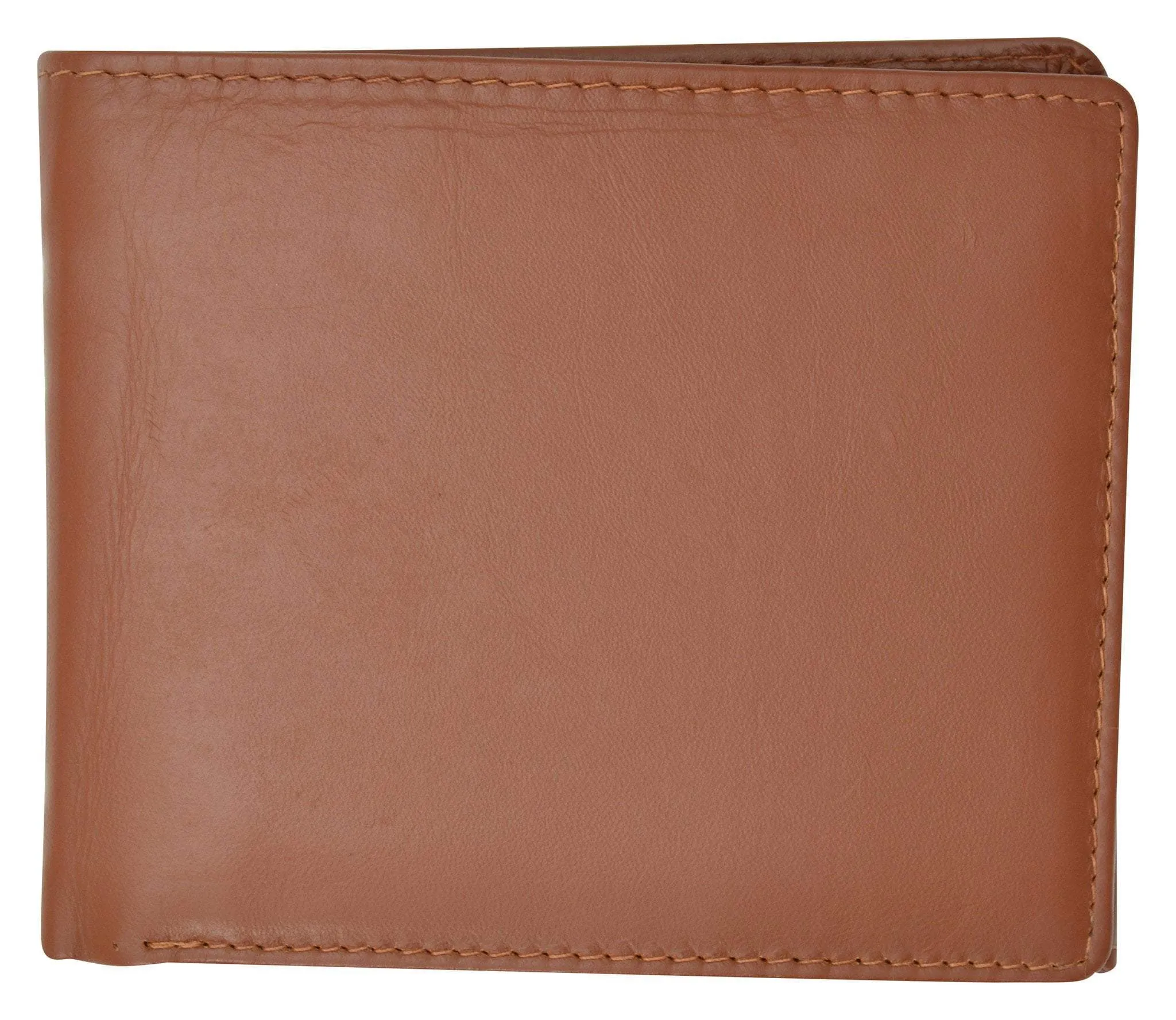 Moga Mens Genuine Handmade Leather Bifold Credit Card ID Holder Wallet 91533