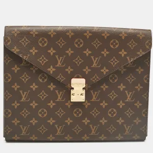 Monogram Canvas Mark Folder