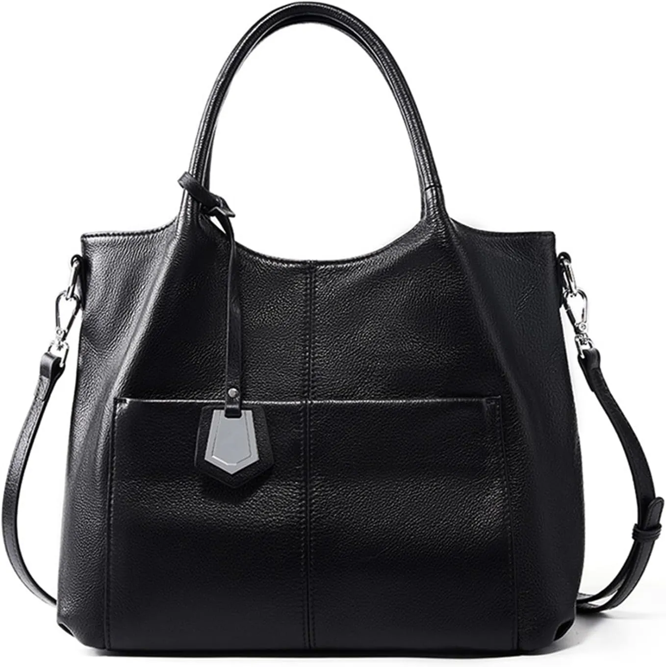 MoreFarther Hobo Bags for Women Genuine Leather Shoulder Bags Shoulder Bags with Adjustable Strap