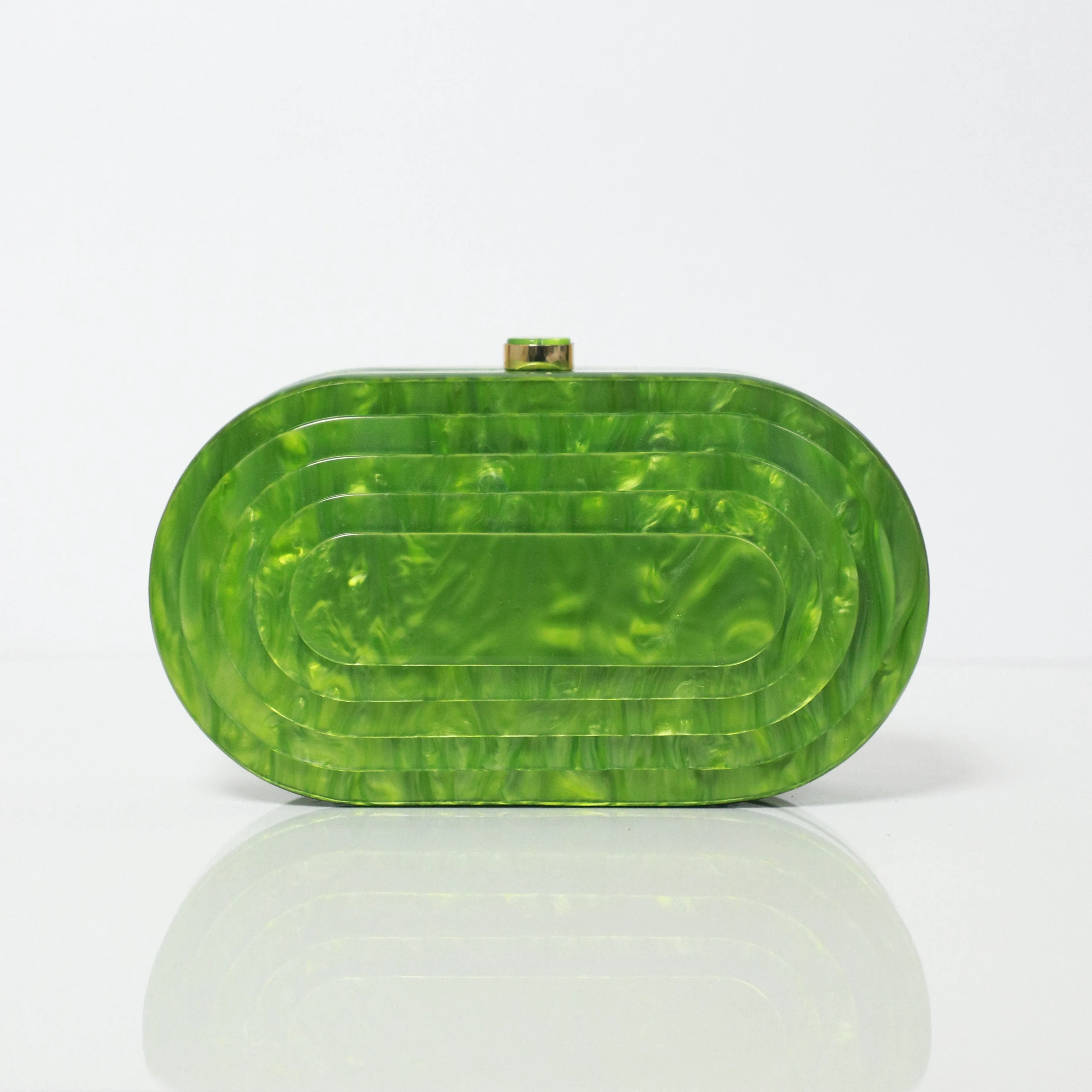 Neon Green Acrylic Party Clutch