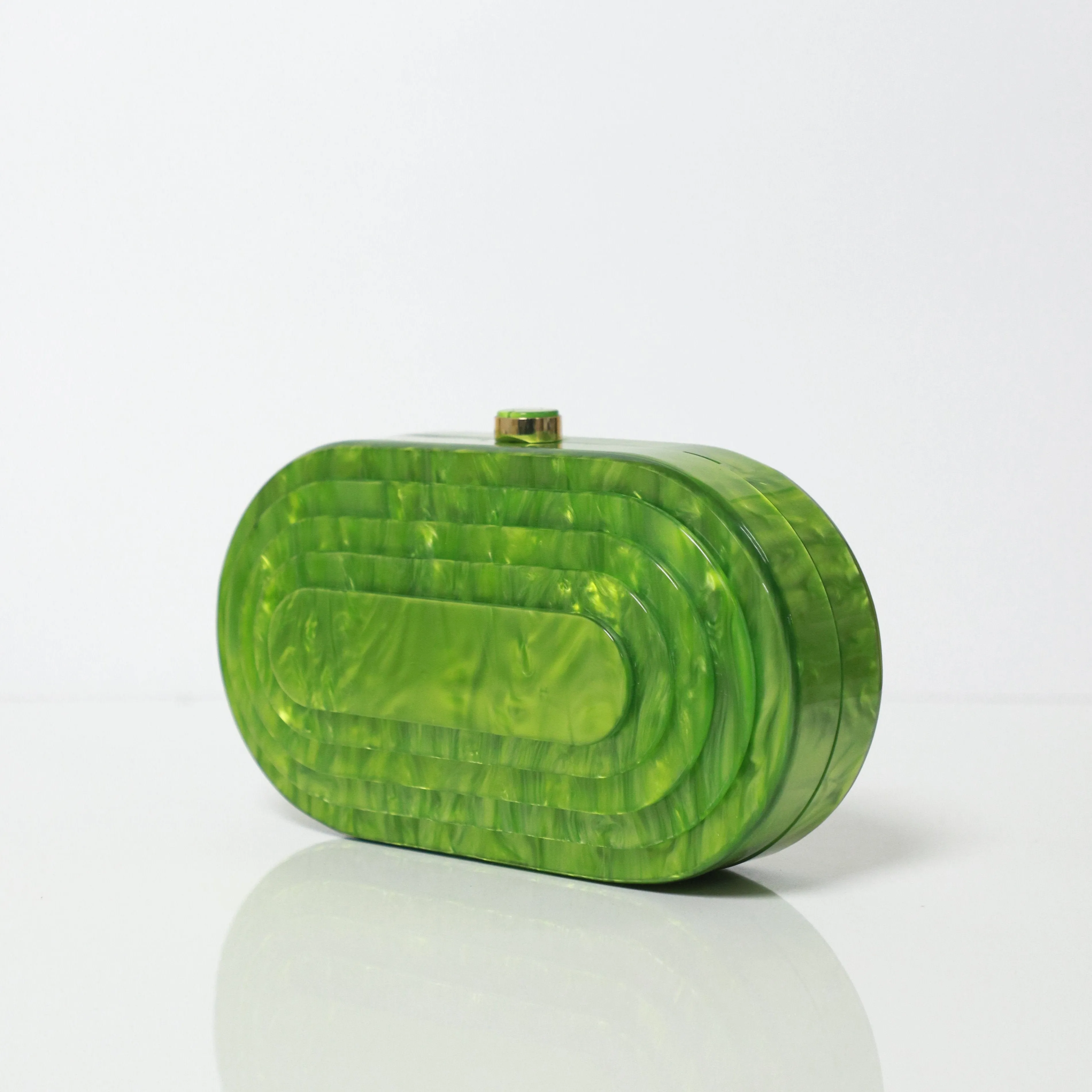 Neon Green Acrylic Party Clutch