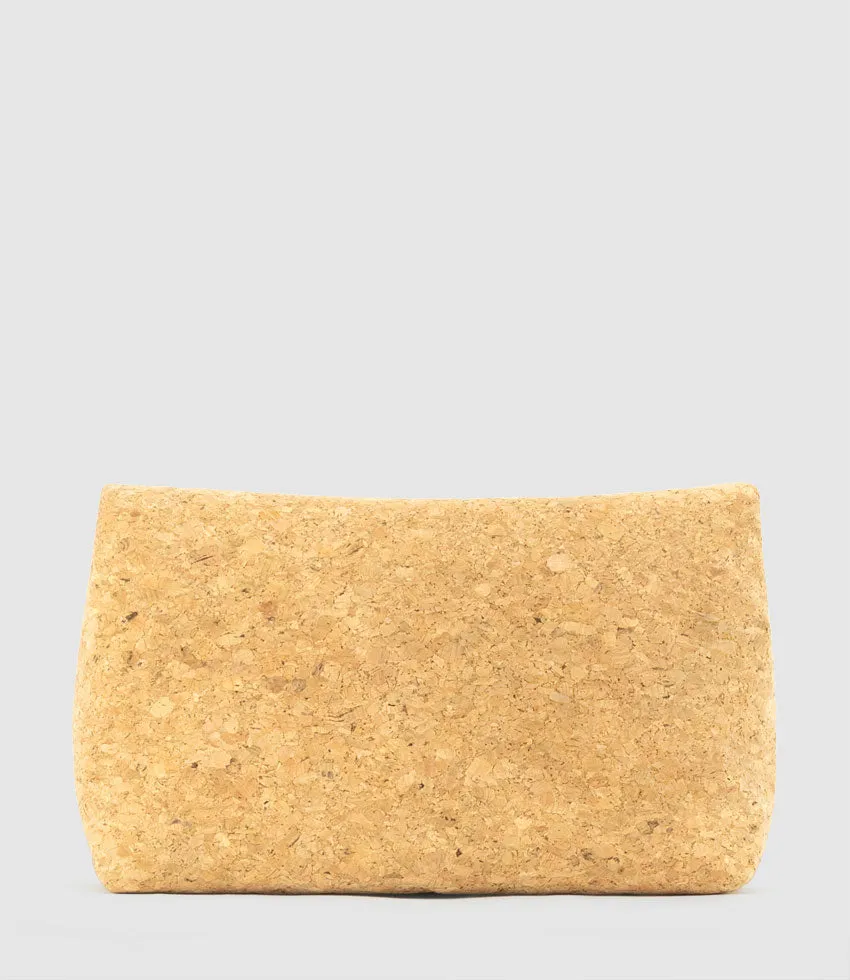 NERYS Envelope Clutch in Cork