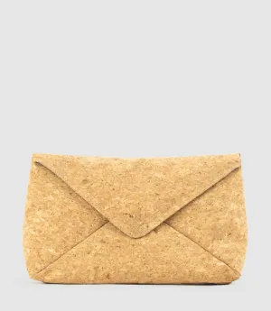 NERYS Envelope Clutch in Cork