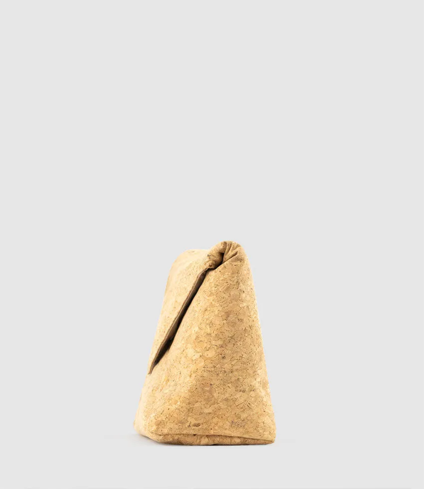 NERYS Envelope Clutch in Cork