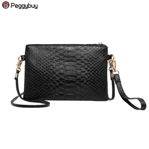 New Alligator Mini PU Leather Shoulder Bag Women Clutch Satchel Messenger Handbags Ladies Coin Purse Crossbody Bags