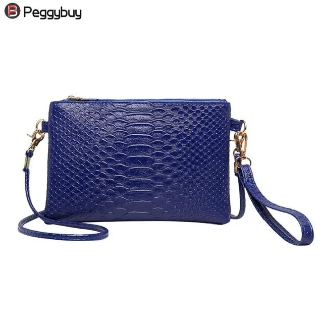 New Alligator Mini PU Leather Shoulder Bag Women Clutch Satchel Messenger Handbags Ladies Coin Purse Crossbody Bags