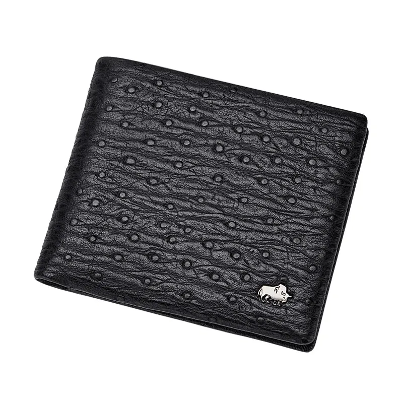 New Design Short Men Wallets Luxury Genuine Leather Card Holder Coin Pocket High Quality Gift
