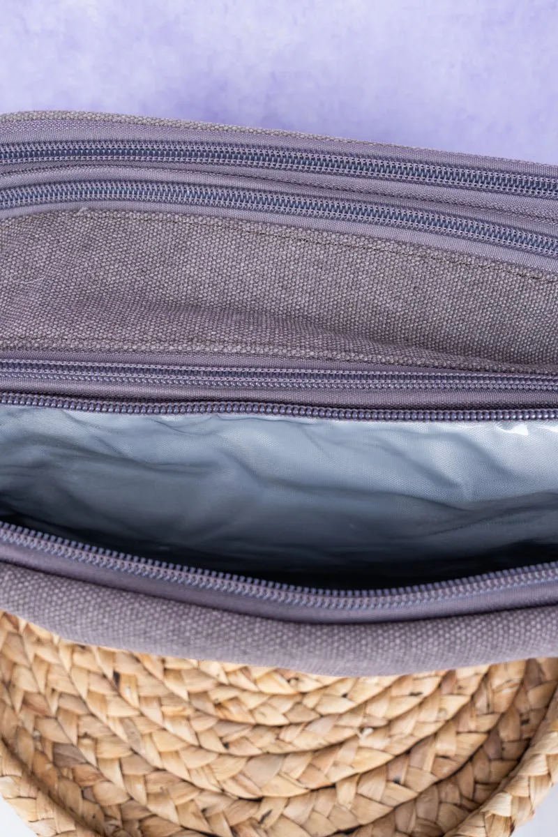 NGIL Gray Travel Ready Toiletry Bag