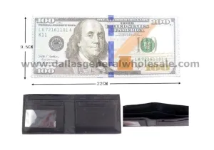 Novelty 100 Dollar Bill Wallets Wholesale