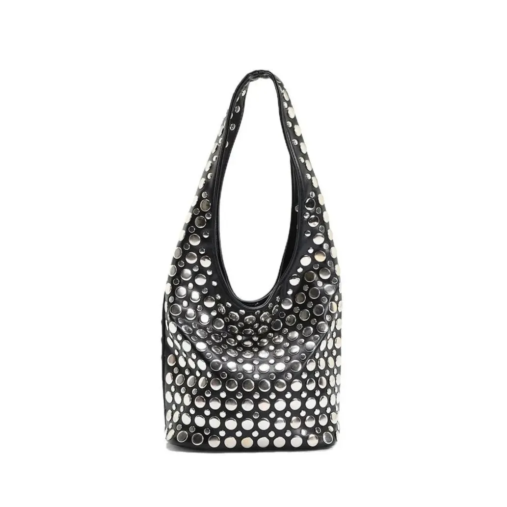 Oksana Studded Metallic Mini Bags