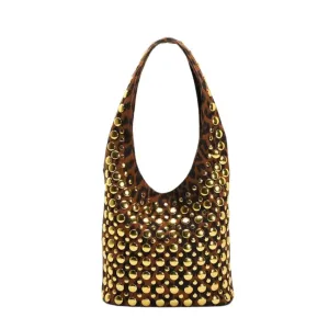 Oksana Studded Metallic Mini Bags