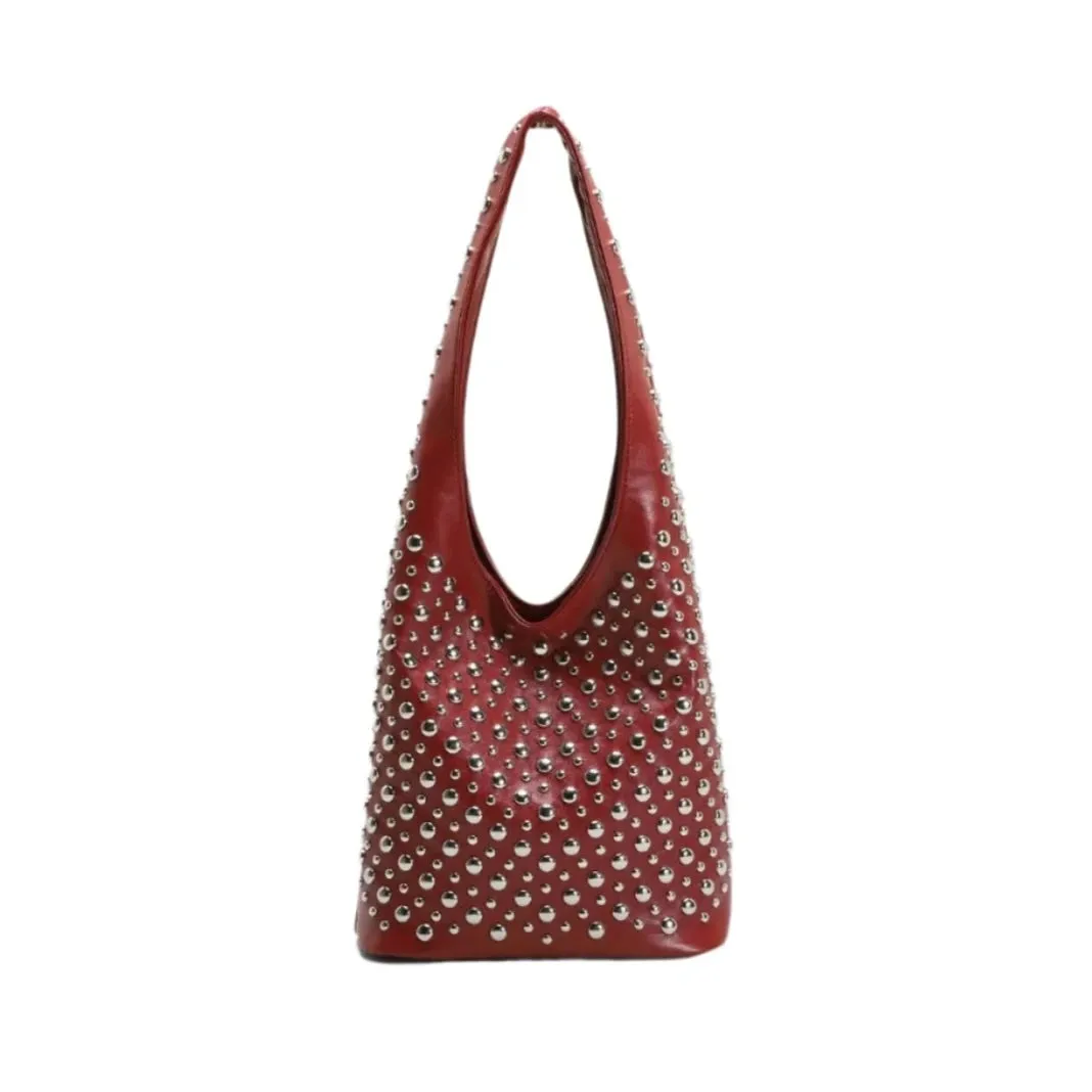 Oksana Studded Metallic Mini Bags