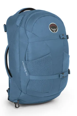 Osprey Packs Farpoint 40 Travel Backpack, Caribbean Blue, Small/Medium