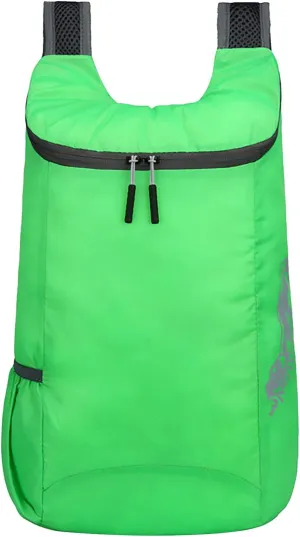 Outdoor Folding Bag New Storage Skin Backpack Travel Bag Men And Women Sports Backpack Holder Dog (Green, One Size)