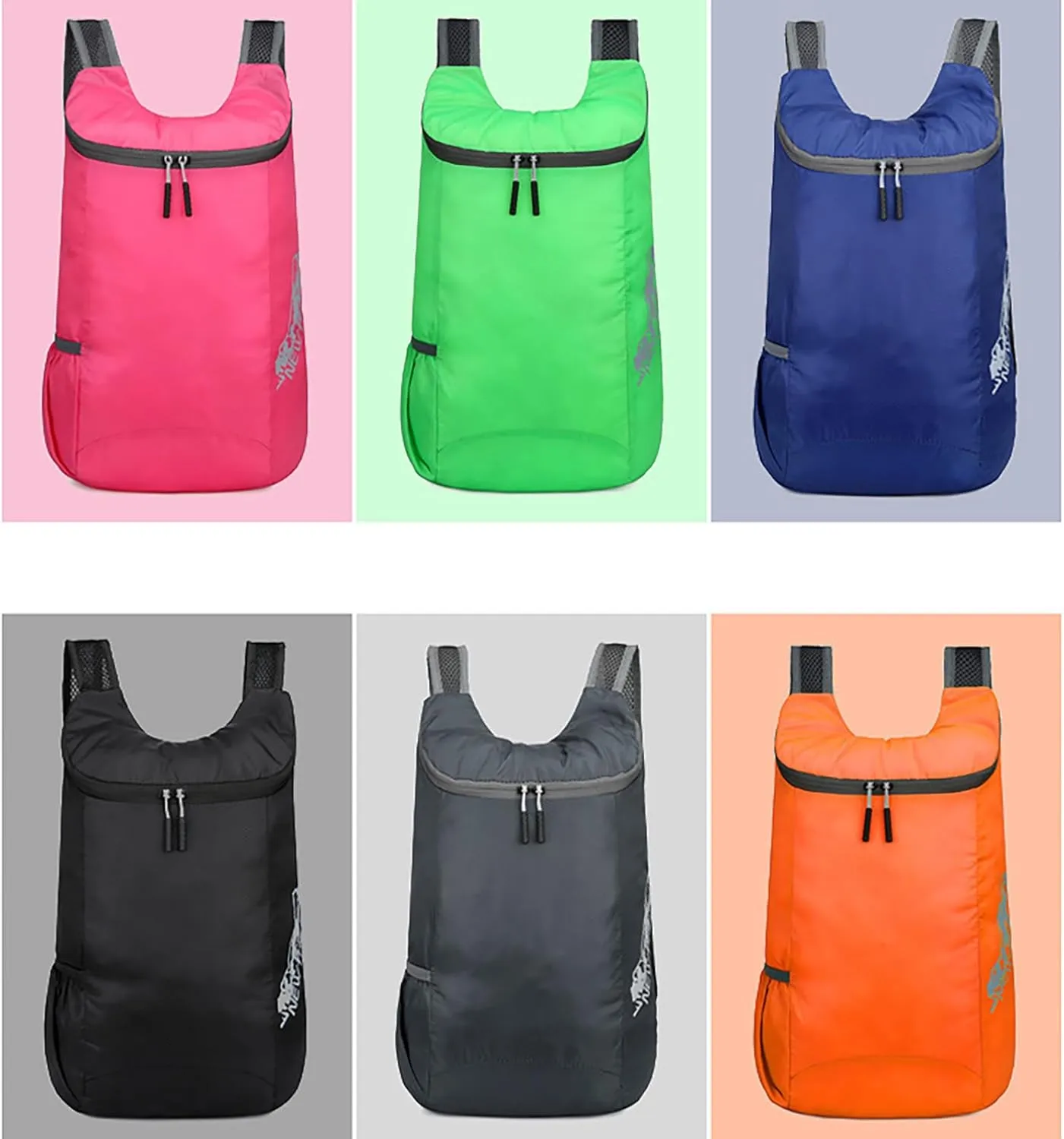 Outdoor Folding Bag New Storage Skin Backpack Travel Bag Men And Women Sports Backpack Holder Dog (Green, One Size)