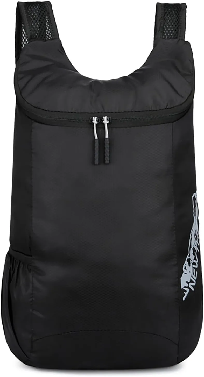 Outdoor Folding Bag New Storage Skin Backpack Travel Bag Men And Women Sports Backpack Holder Dog (Grey, One Size)