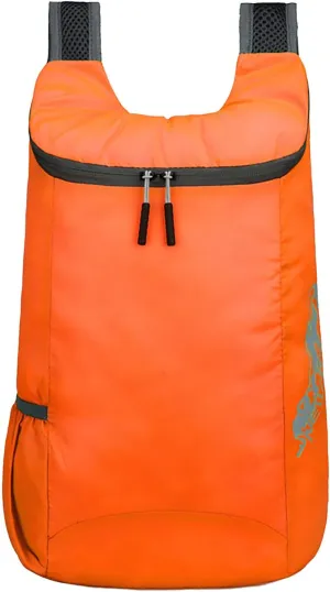 Outdoor Folding Bag New Storage Skin Backpack Travel Bag Men And Women Sports Backpack Holder Dog (Orange, One Size)