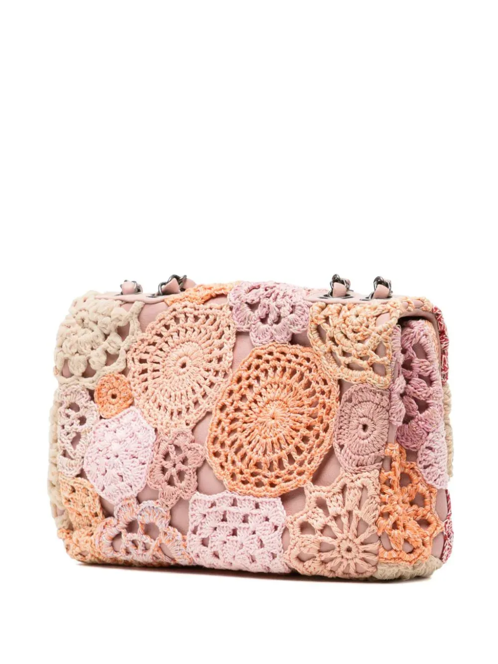 Paris-Seoul Crochet Flap Bag