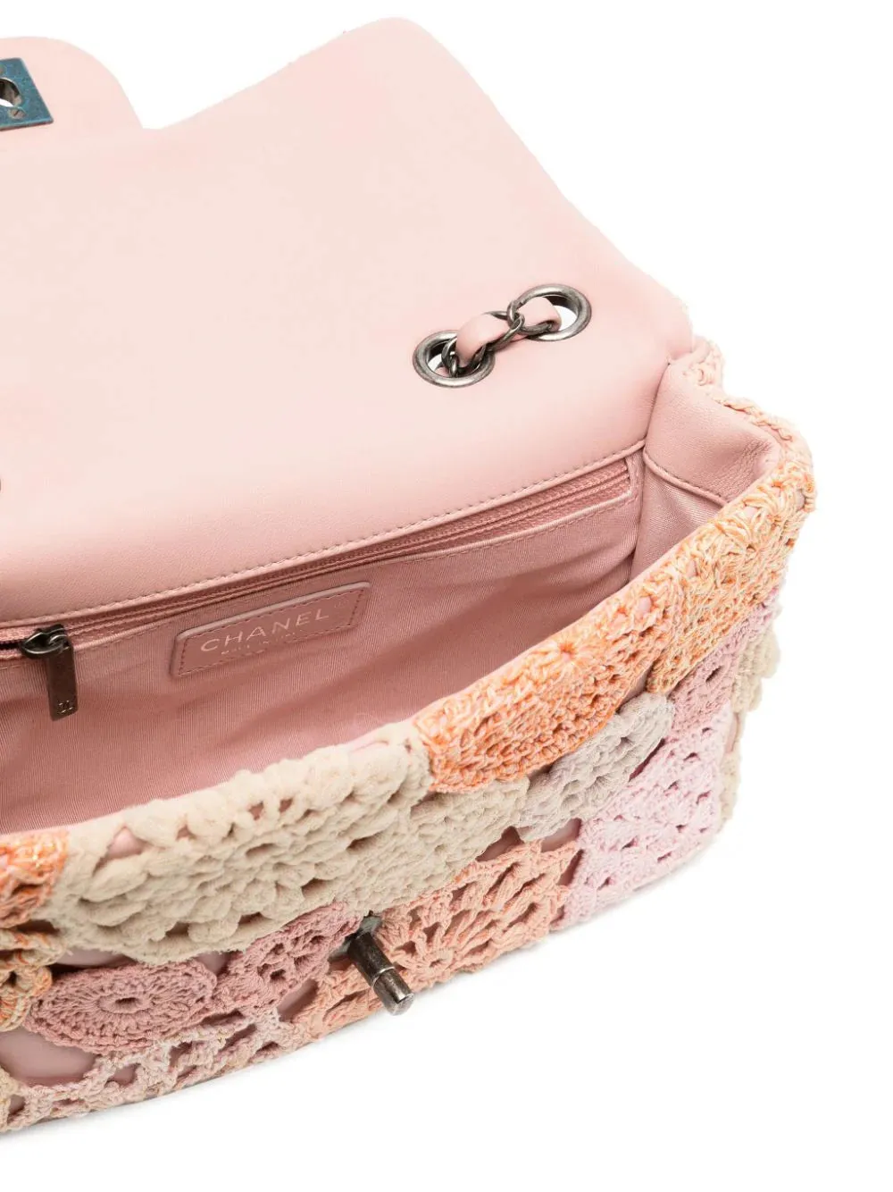 Paris-Seoul Crochet Flap Bag