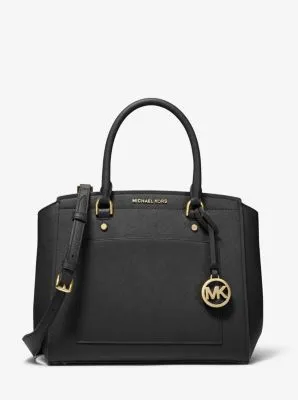 Park Large Saffiano Leather Satchel