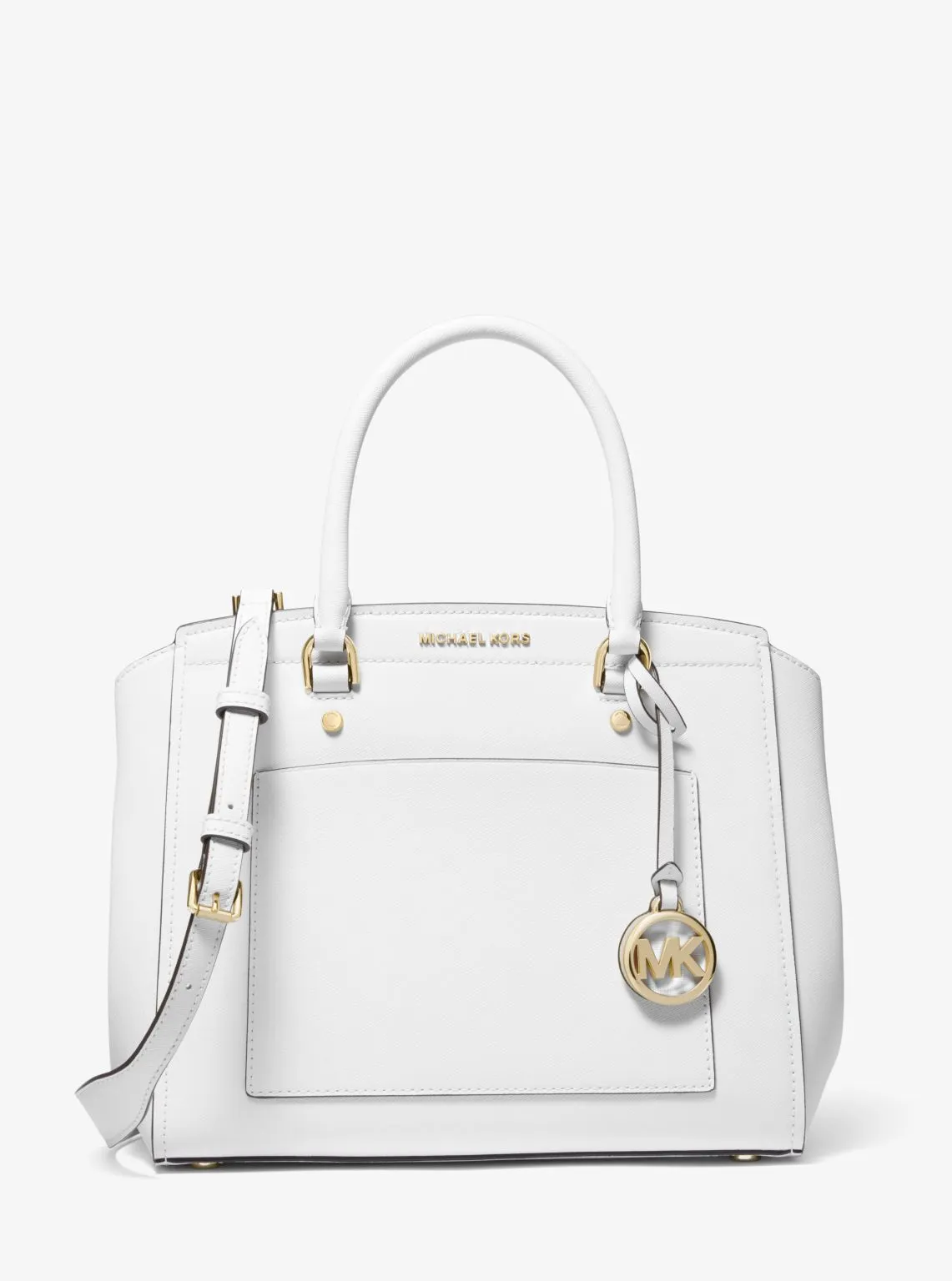 Park Large Saffiano Leather Satchel