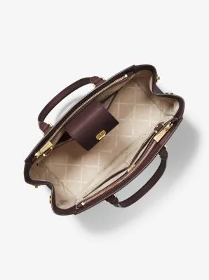 Park Large Saffiano Leather Satchel