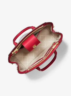 Park Large Saffiano Leather Satchel
