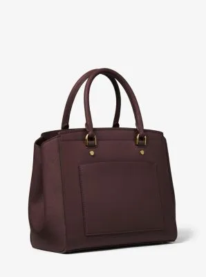 Park Large Saffiano Leather Satchel