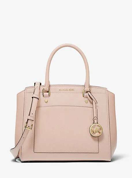 Park Large Saffiano Leather Satchel