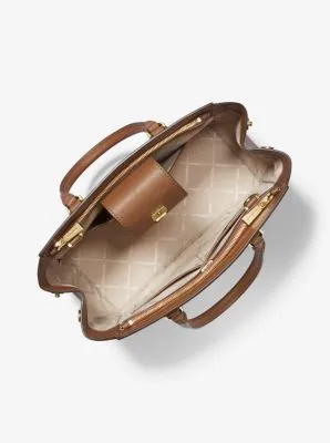Park Large Saffiano Leather Satchel