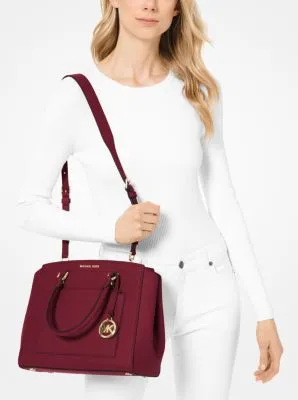 Park Large Saffiano Leather Satchel