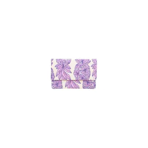 Petite Envelope Clutch • Seaflower Pineapple • Navy over Lilac