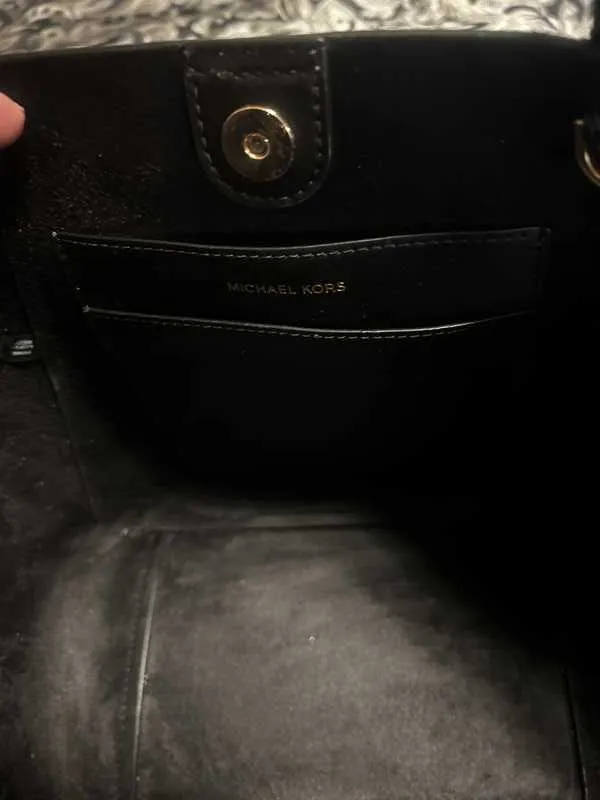 Phoebe Large Faux Leather Bucket Bag