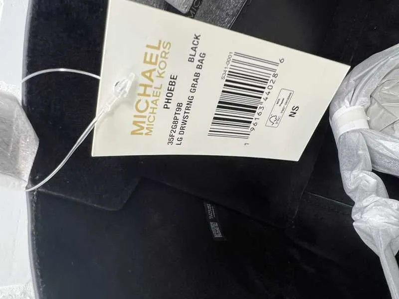 Phoebe Large Two-Tone Logo Bucket Bag