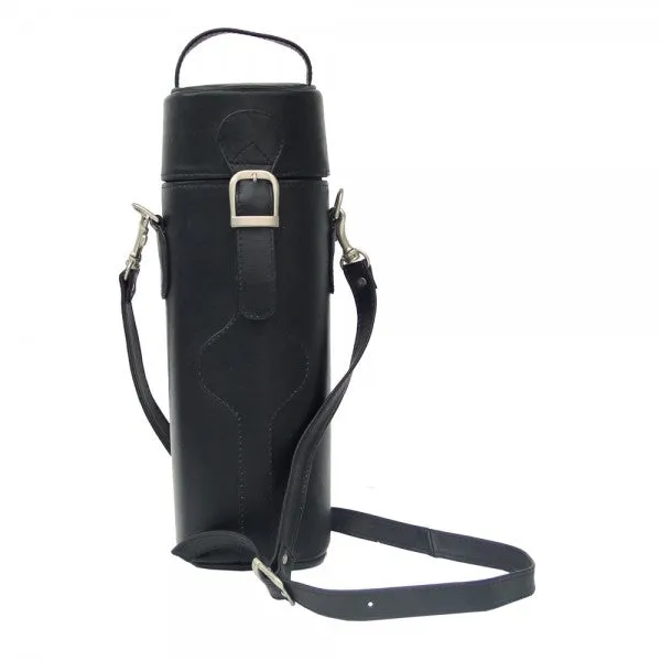 Piel Leather Single Deluxe Wine Carrier Assorted Colors