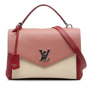 Pink Louis Vuitton MyLockMe Handle Bag Satchel