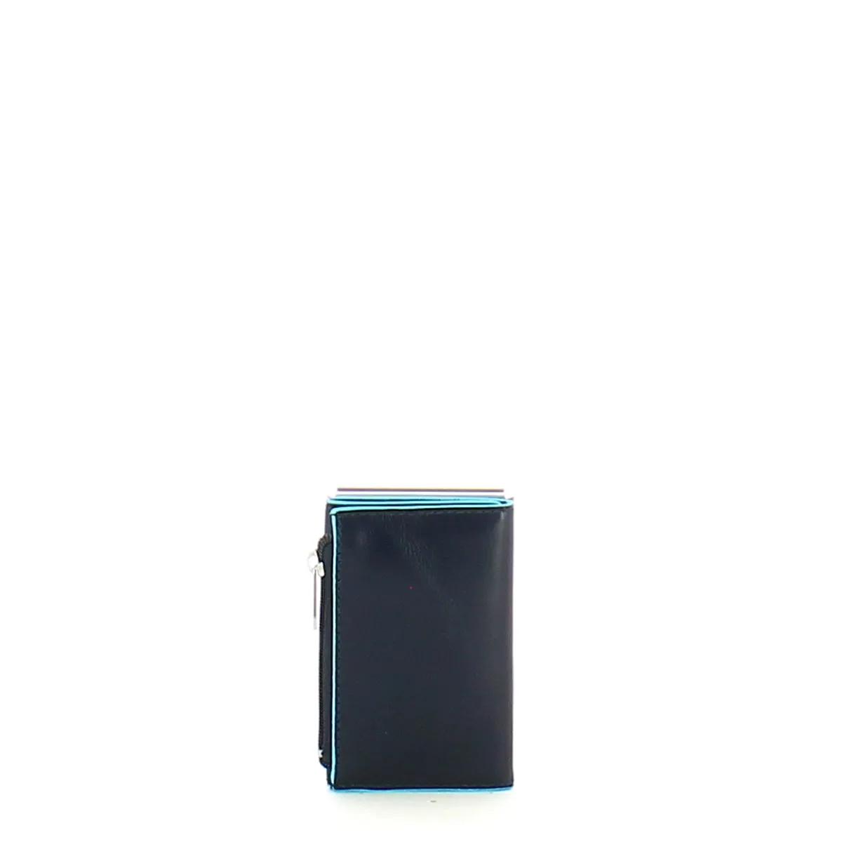 Piquadro - Porta carte di credito con Sliding System con portamonete e banconote RFID Blue Square - PP5585B2R - BLU2