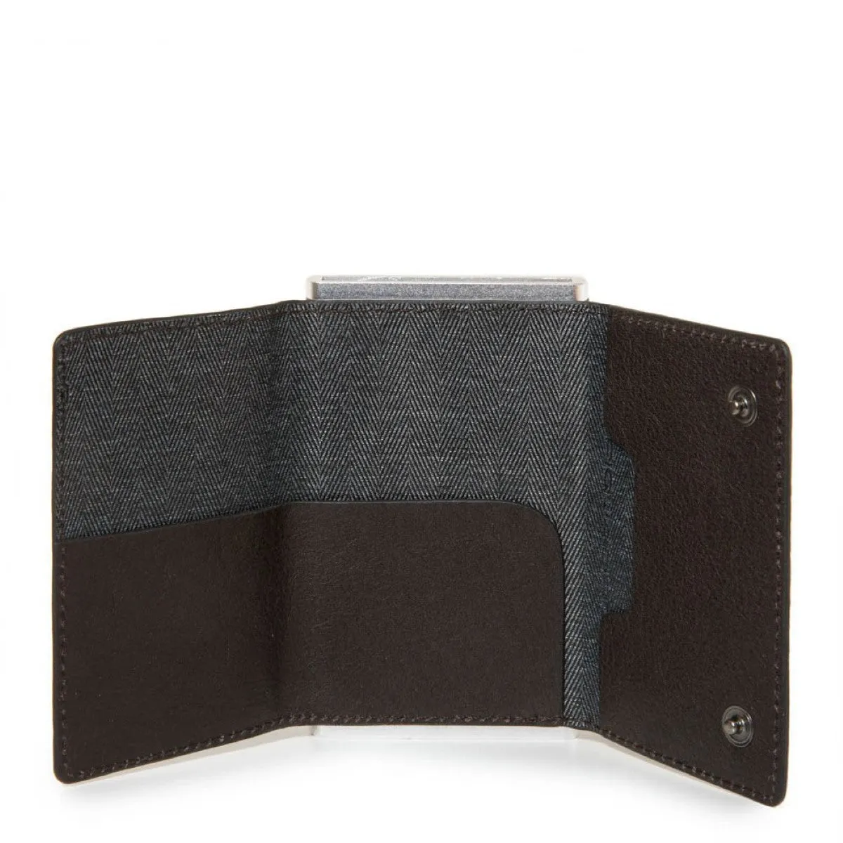 Piquadro - Portafoglio compatto Black Square - PP4891B3R - TESTA/MORO