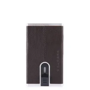 Piquadro - Portafoglio compatto Black Square - PP4891B3R - TESTA/MORO