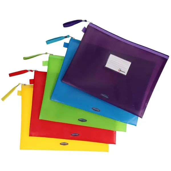 Pkt.5 A4  Extra Durable Storage Wallets