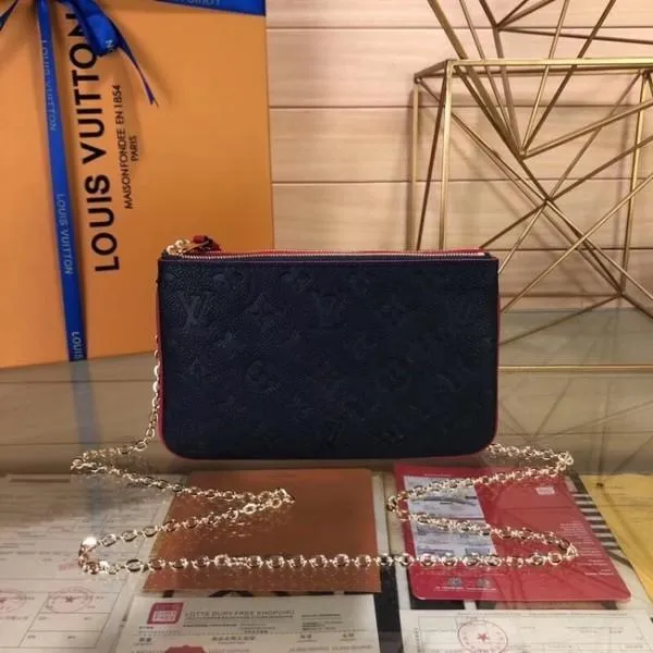 Pochette Double Zip M63919 Red